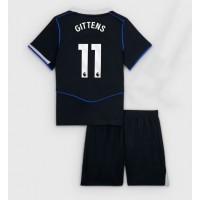 Echipament fotbal Chelsea Jamie Gittens #11 Tricou Treilea 2025-26 pentru copii maneca scurta (+ Pantaloni scurti)