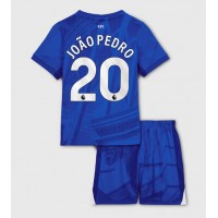 Echipament fotbal Chelsea Joao Pedro #20 Tricou Acasa 2025-26 pentru copii maneca scurta (+ Pantaloni scurti)