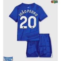 Echipament fotbal Chelsea Joao Pedro #20 Tricou Acasa 2025-26 pentru copii maneca scurta (+ Pantaloni scurti)