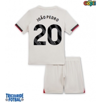Echipament fotbal Chelsea Joao Pedro #20 Tricou Deplasare 2025-26 pentru copii maneca scurta (+ Pantaloni scurti)