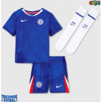 Echipament fotbal Chelsea Jorrel Hato #21 Tricou Acasa 2025-26 pentru copii maneca scurta (+ Pantaloni scurti)