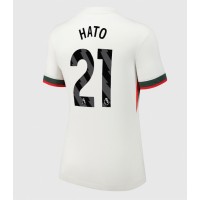 Echipament fotbal Chelsea Jorrel Hato #21 Tricou Deplasare 2025-26 pentru femei maneca scurta