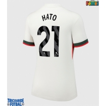 Echipament fotbal Chelsea Jorrel Hato #21 Tricou Deplasare 2025-26 pentru femei maneca scurta
