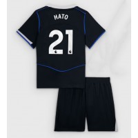 Echipament fotbal Chelsea Jorrel Hato #21 Tricou Treilea 2025-26 pentru copii maneca scurta (+ Pantaloni scurti)