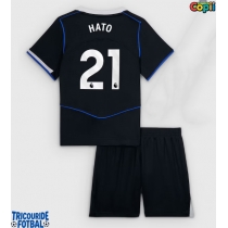 Echipament fotbal Chelsea Jorrel Hato #21 Tricou Treilea 2025-26 pentru copii maneca scurta (+ Pantaloni scurti)