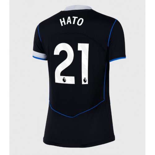 Echipament fotbal Chelsea Jorrel Hato #21 Tricou Treilea 2025-26 pentru femei maneca scurta Echipament fotbal Chelsea Jorrel Hato #21 Tricou Treilea 2025-26 pentru femei maneca scurta