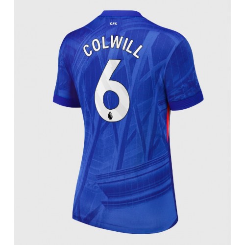 Echipament fotbal Chelsea Levi Colwill #6 Tricou Acasa 2025-26 pentru femei maneca scurta Echipament fotbal Chelsea Levi Colwill #6 Tricou Acasa 2025-26 pentru femei maneca scurta