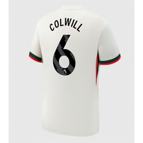 Echipament fotbal Chelsea Levi Colwill #6 Tricou Deplasare 2025-26 maneca scurta Echipament fotbal Chelsea Levi Colwill #6 Tricou Deplasare 2025-26 maneca scurta