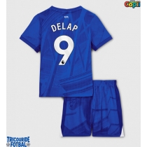 Echipament fotbal Chelsea Liam Delap #9 Tricou Acasa 2025-26 pentru copii maneca scurta (+ Pantaloni scurti)
