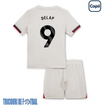 Echipament fotbal Chelsea Liam Delap #9 Tricou Deplasare 2025-26 pentru copii maneca scurta (+ Pantaloni scurti)