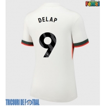 Echipament fotbal Chelsea Liam Delap #9 Tricou Deplasare 2025-26 pentru femei maneca scurta