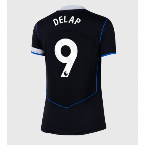 Echipament fotbal Chelsea Liam Delap #9 Tricou Treilea 2025-26 pentru femei maneca scurta Echipament fotbal Chelsea Liam Delap #9 Tricou Treilea 2025-26 pentru femei maneca scurta