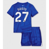 Echipament fotbal Chelsea Malo Gusto #27 Tricou Acasa 2025-26 pentru copii maneca scurta (+ Pantaloni scurti)