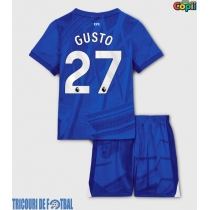 Echipament fotbal Chelsea Malo Gusto #27 Tricou Acasa 2025-26 pentru copii maneca scurta (+ Pantaloni scurti)