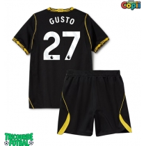 Echipament fotbal Chelsea Malo Gusto #27 Tricou Deplasare 2026-27 pentru copii maneca scurta (+ Pantaloni scurti)