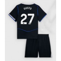 Echipament fotbal Chelsea Malo Gusto #27 Tricou Treilea 2025-26 pentru copii maneca scurta (+ Pantaloni scurti)