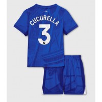 Echipament fotbal Chelsea Marc Cucurella #3 Tricou Acasa 2025-26 pentru copii maneca scurta (+ Pantaloni scurti)