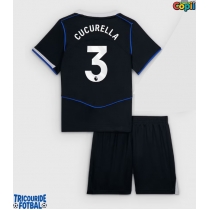 Echipament fotbal Chelsea Marc Cucurella #3 Tricou Treilea 2025-26 pentru copii maneca scurta (+ Pantaloni scurti)