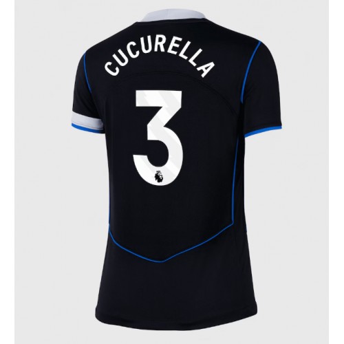 Echipament fotbal Chelsea Marc Cucurella #3 Tricou Treilea 2025-26 pentru femei maneca scurta Echipament fotbal Chelsea Marc Cucurella #3 Tricou Treilea 2025-26 pentru femei maneca scurta