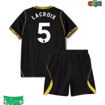 Echipament fotbal Chelsea Maxence Lacroix #5 Tricou Deplasare 2026-27 pentru copii maneca scurta (+ Pantaloni scurti)