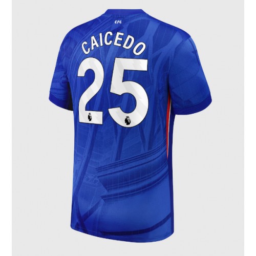 Echipament fotbal Chelsea Moises Caicedo #25 Tricou Acasa 2025-26 maneca scurta Echipament fotbal Chelsea Moises Caicedo #25 Tricou Acasa 2025-26 maneca scurta