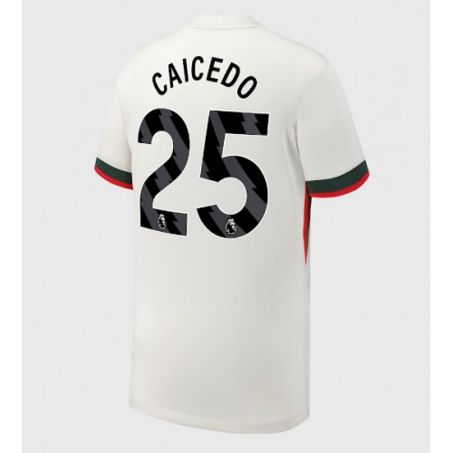 Echipament fotbal Chelsea Moises Caicedo #25 Tricou Deplasare 2025-26 maneca scurta Echipament fotbal Chelsea Moises Caicedo #25 Tricou Deplasare 2025-26 maneca scurta