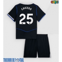 Echipament fotbal Chelsea Moises Caicedo #25 Tricou Treilea 2025-26 pentru copii maneca scurta (+ Pantaloni scurti)