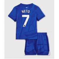 Echipament fotbal Chelsea Pedro Neto #7 Tricou Acasa 2025-26 pentru copii maneca scurta (+ Pantaloni scurti)