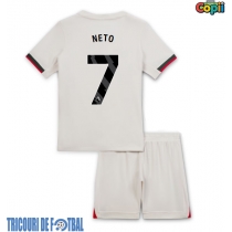 Echipament fotbal Chelsea Pedro Neto #7 Tricou Deplasare 2025-26 pentru copii maneca scurta (+ Pantaloni scurti)