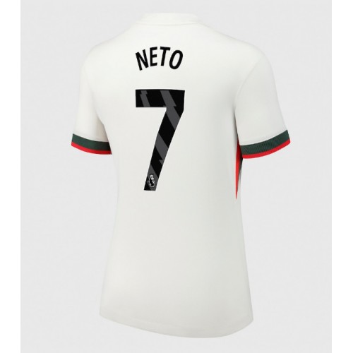 Echipament fotbal Chelsea Pedro Neto #7 Tricou Deplasare 2025-26 pentru femei maneca scurta Echipament fotbal Chelsea Pedro Neto #7 Tricou Deplasare 2025-26 pentru femei maneca scurta