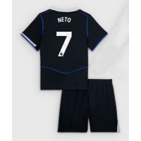 Echipament fotbal Chelsea Pedro Neto #7 Tricou Treilea 2025-26 pentru copii maneca scurta (+ Pantaloni scurti)