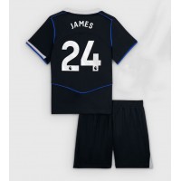 Echipament fotbal Chelsea Reece James #24 Tricou Treilea 2025-26 pentru copii maneca scurta (+ Pantaloni scurti)