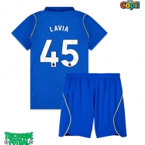 Echipament fotbal Chelsea Romeo Lavia #45 Tricou Acasa 2026-27 pentru copii maneca scurta (+ Pantaloni scurti)