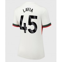 Echipament fotbal Chelsea Romeo Lavia #45 Tricou Deplasare 2025-26 pentru femei maneca scurta