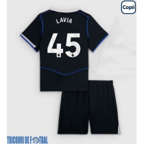 Echipament fotbal Chelsea Romeo Lavia #45 Tricou Treilea 2025-26 pentru copii maneca scurta (+ Pantaloni scurti)