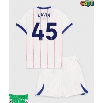 Echipament fotbal Chelsea Romeo Lavia #45 Tricou Treilea 2026-27 pentru copii maneca scurta (+ Pantaloni scurti)