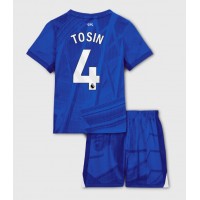 Echipament fotbal Chelsea Tosin Adarabioyo #4 Tricou Acasa 2025-26 pentru copii maneca scurta (+ Pantaloni scurti)