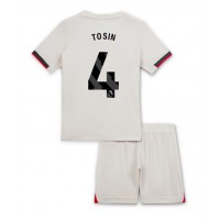 Echipament fotbal Chelsea Tosin Adarabioyo #4 Tricou Deplasare 2025-26 pentru copii maneca scurta (+ Pantaloni scurti)
