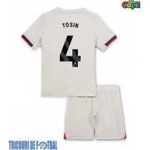 Echipament fotbal Chelsea Tosin Adarabioyo #4 Tricou Deplasare 2025-26 pentru copii maneca scurta (+ Pantaloni scurti)