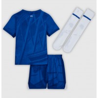 Echipament fotbal Chelsea Tricou Acasa 2025-26 pentru copii maneca scurta (+ Pantaloni scurti)