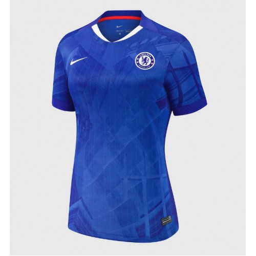 Echipament fotbal Chelsea Tricou Acasa 2025-26 pentru femei maneca scurta Echipament fotbal Chelsea Tricou Acasa 2025-26 pentru femei maneca scurta