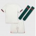 Echipament fotbal Chelsea Tricou Deplasare 2025-26 pentru copii maneca scurta (+ Pantaloni scurti)