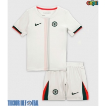 Echipament fotbal Chelsea Tricou Deplasare 2025-26 pentru copii maneca scurta (+ Pantaloni scurti)
