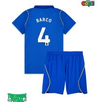Echipament fotbal Chelsea Valentin Barco #4 Tricou Acasa 2026-27 pentru copii maneca scurta (+ Pantaloni scurti)