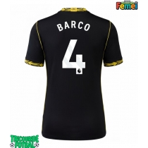 Echipament fotbal Chelsea Valentin Barco #4 Tricou Deplasare 2026-27 pentru femei maneca scurta