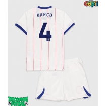 Echipament fotbal Chelsea Valentin Barco #4 Tricou Treilea 2026-27 pentru copii maneca scurta (+ Pantaloni scurti)