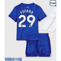 Echipament fotbal Chelsea Wesley Fofana #29 Tricou Acasa 2025-26 pentru copii maneca scurta (+ Pantaloni scurti)