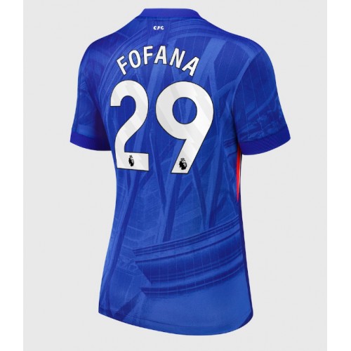 Echipament fotbal Chelsea Wesley Fofana #29 Tricou Acasa 2025-26 pentru femei maneca scurta Echipament fotbal Chelsea Wesley Fofana #29 Tricou Acasa 2025-26 pentru femei maneca scurta