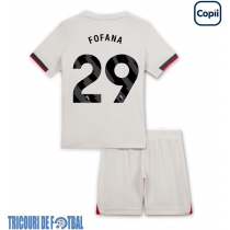 Echipament fotbal Chelsea Wesley Fofana #29 Tricou Deplasare 2025-26 pentru copii maneca scurta (+ Pantaloni scurti)