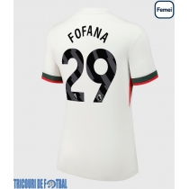 Echipament fotbal Chelsea Wesley Fofana #29 Tricou Deplasare 2025-26 pentru femei maneca scurta